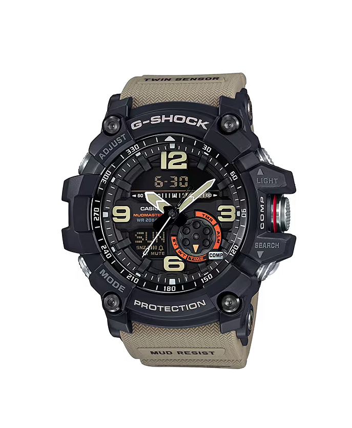 Casio G-Shock GG1000-1A5 Mudmaster Black Dial Men's Watch - Rugged Outdoor & Military Style for Hiking, Camping & Adventure