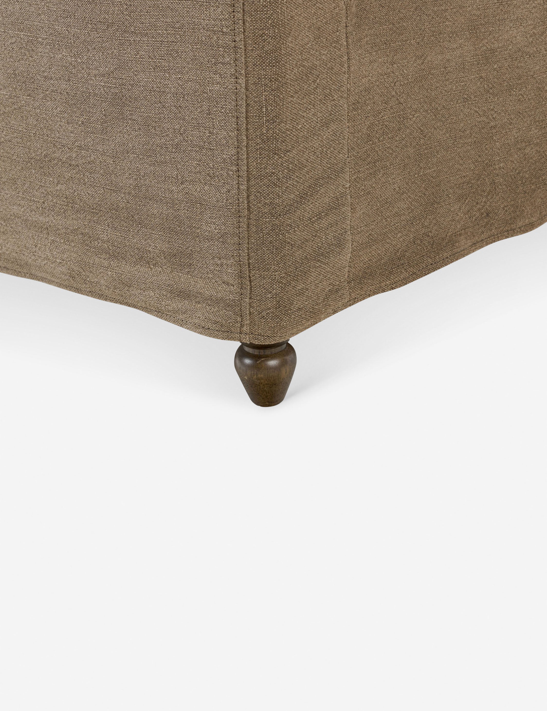 Dalia Slipcover Bed by Amber Lewis x Four Hands - Modern Upholstered Bed Frame for Bedroom Decor - Perfect for Master Bedroom, Guest Room & Cozy Home Styling
