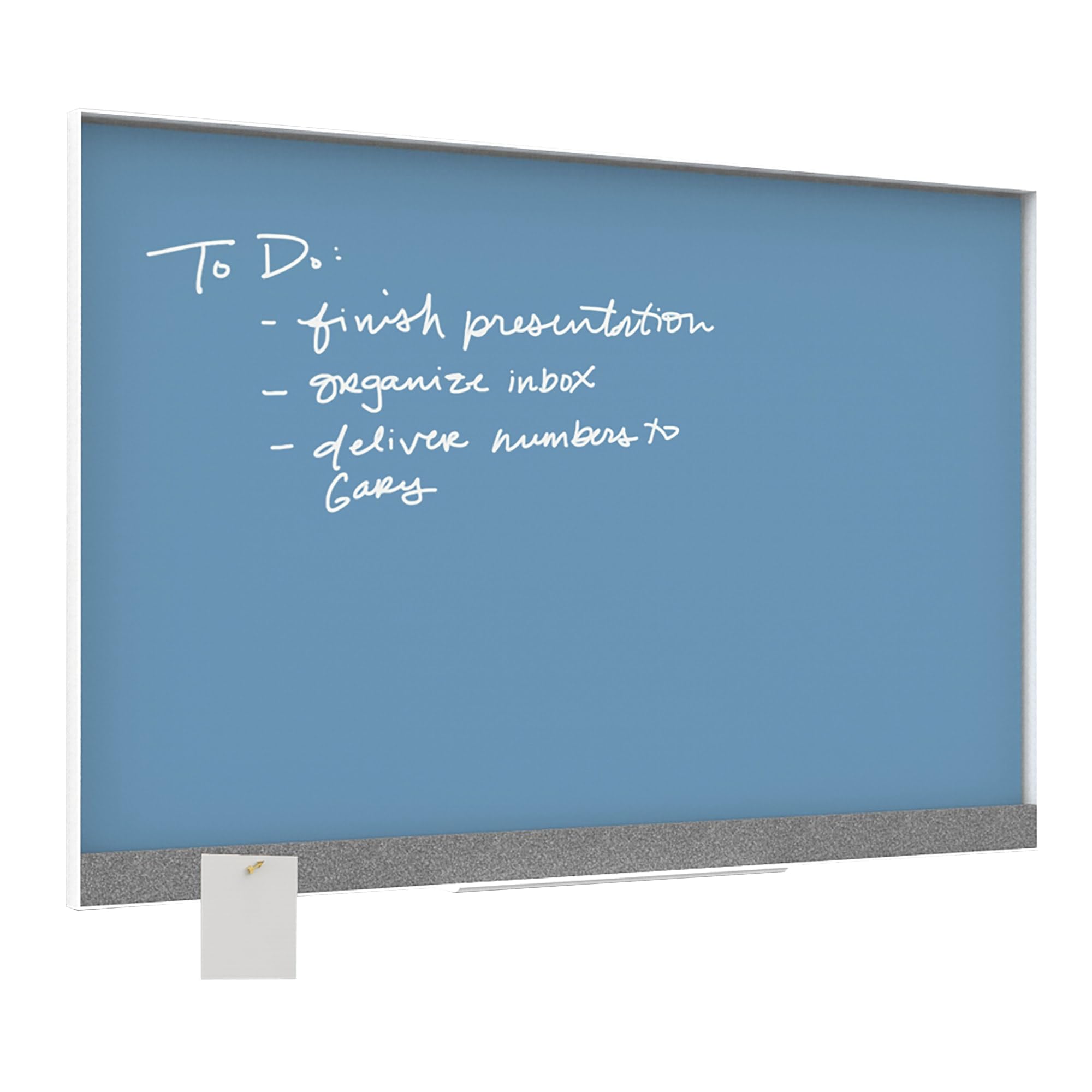 U Brands Magnetic Glass Dry-Erase Board - 48