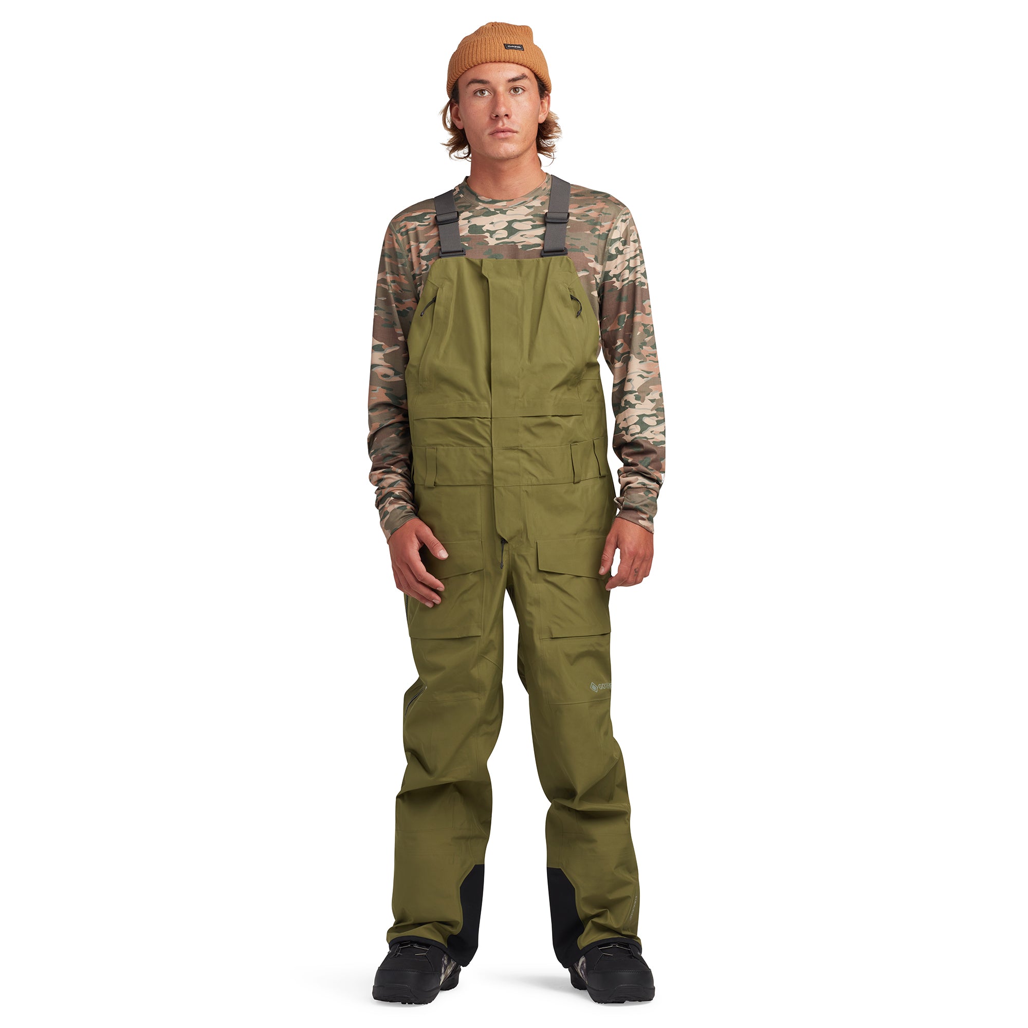 Stoker Gore-Tex 3L Bib Pants for Men - Waterproof Ski & Snowboard Bib Overalls for Winter Sports & Outdoor Activities
