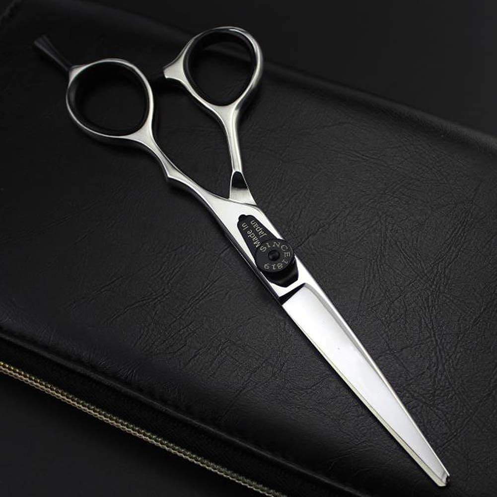 Premium Professional Hair Cutting Scissors 6 Inch - Salon Grade Stainless Steel Shears for Precision Haircuts, Styling & Fringe Trimming - Ideal for Barbers, Hairstylists & Home Use