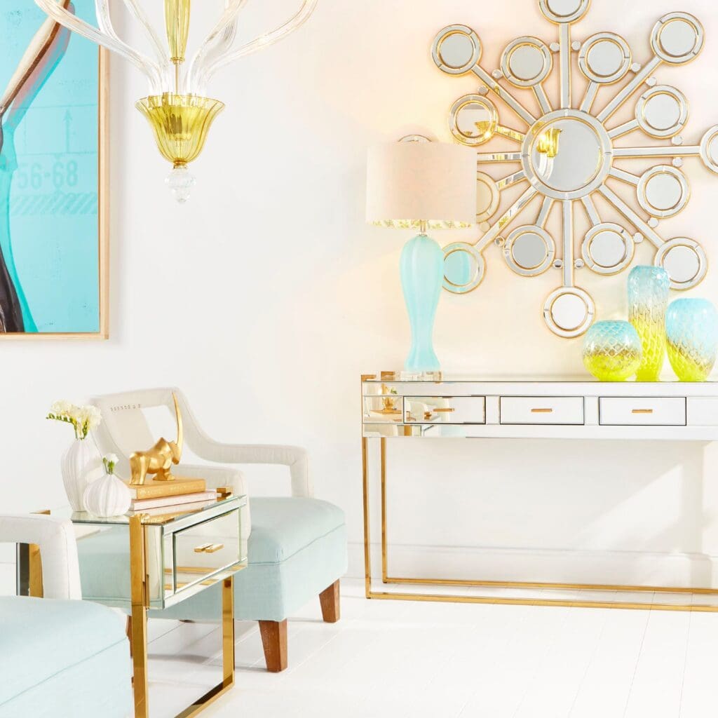 Cyan Design 09140 Aubrey Table Lamp - Green Glass Shade, Classic Home Decor for Living Room, Bedroom & Office Lighting