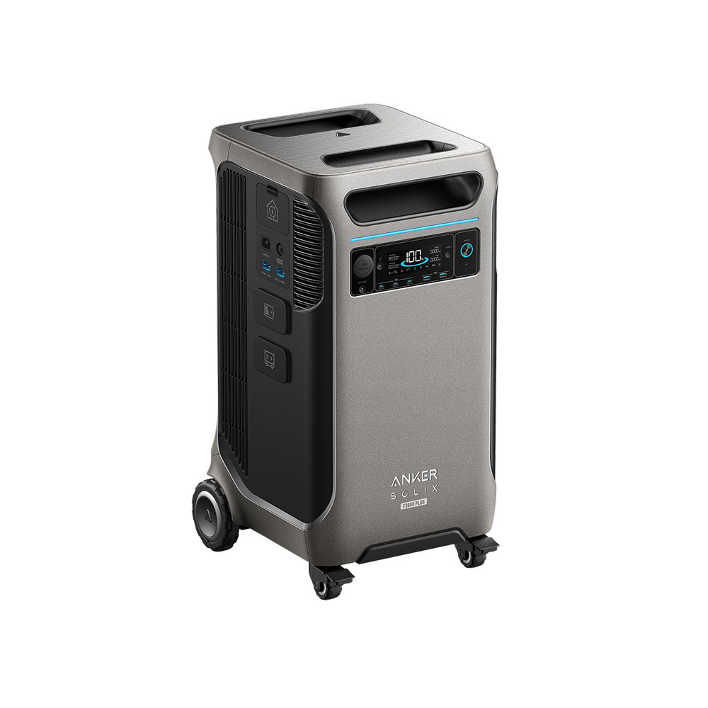Anker SOLIX F3800 Plus Portable Power Station with 410W Solar Panel - Perfect for Camping, RV Trips & Emergency Backup Power