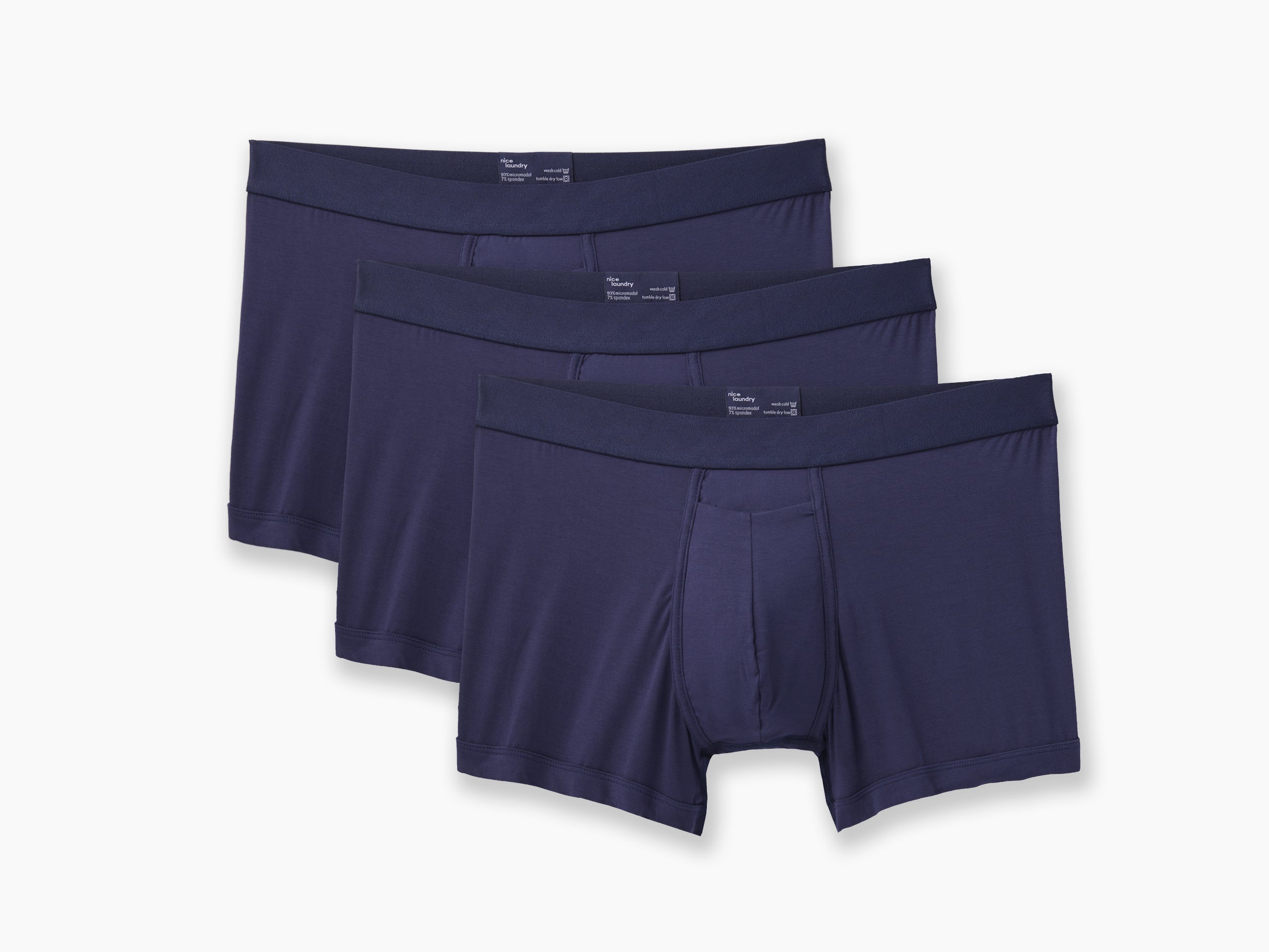 Premium Men's Boxer Briefs 3-Pack - Soft, Breathable & Comfortable Underwear for Everyday Wear - Gym, Work & Sleep