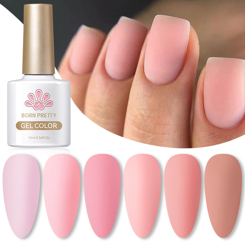 Pink Series 10ml Color Gel Polish - Long Lasting Nail Polish for Manicure & Pedicure - Perfect for Salon, Home Use & DIY Nail Art