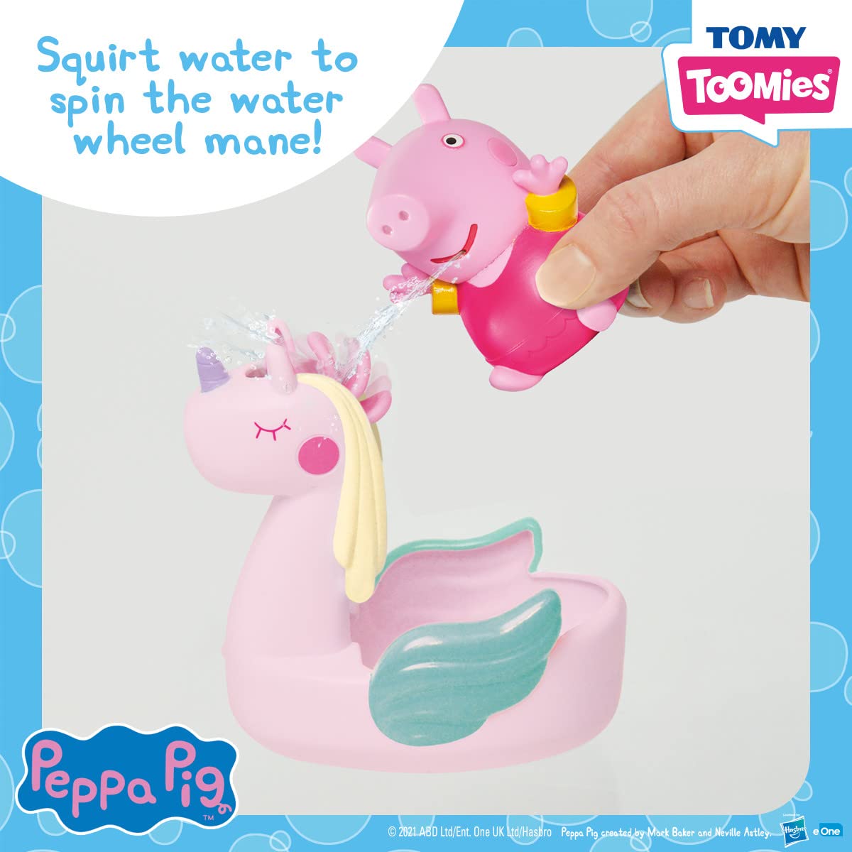 Peppa Pig E73319 Bath Toys for Kids - Colorful, Fun & Safe Bathtub Playtime for Toddlers & Children - Perfect for Bath Time, Pool, and Water Play Activities