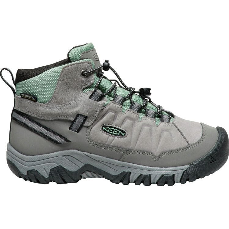 KEEN TARGHEE IV MID WATERPROOF Hiking Boots for Kids - Outdoor Adventure Shoes for Boys & Girls - Waterproof & Durable for Trail Walking, Camping, and School Activities