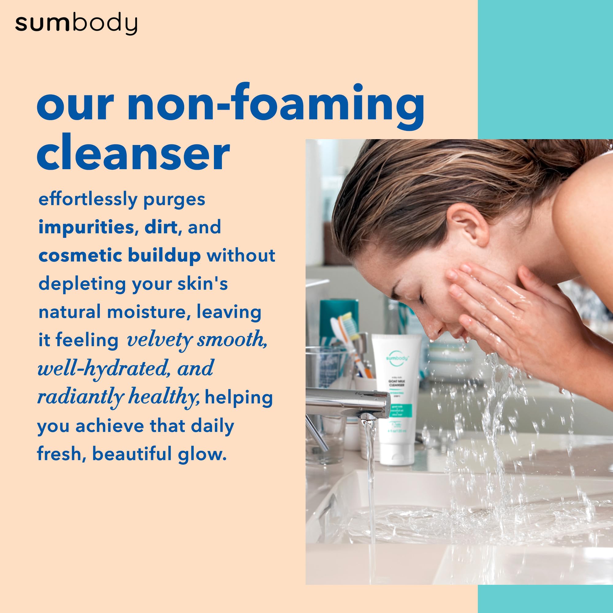 Organic Goat Milk Face Wash for Women & Men - Gentle Cleanser with AHAs & Vitamins for Sensitive & Dry Skin (4oz) | Cruelty-Free, Day & Night Use | Perfect for Daily Skincare Routine & Travel