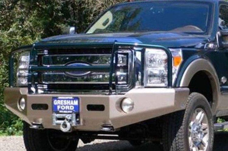 Buckstop F11CLS Heavy Duty Front Bumper for 2011-2016 Ford F250/F350 Super Duty Trucks | Winch Ready with Tow Hooks | Off-Road Protection & Towing Solution