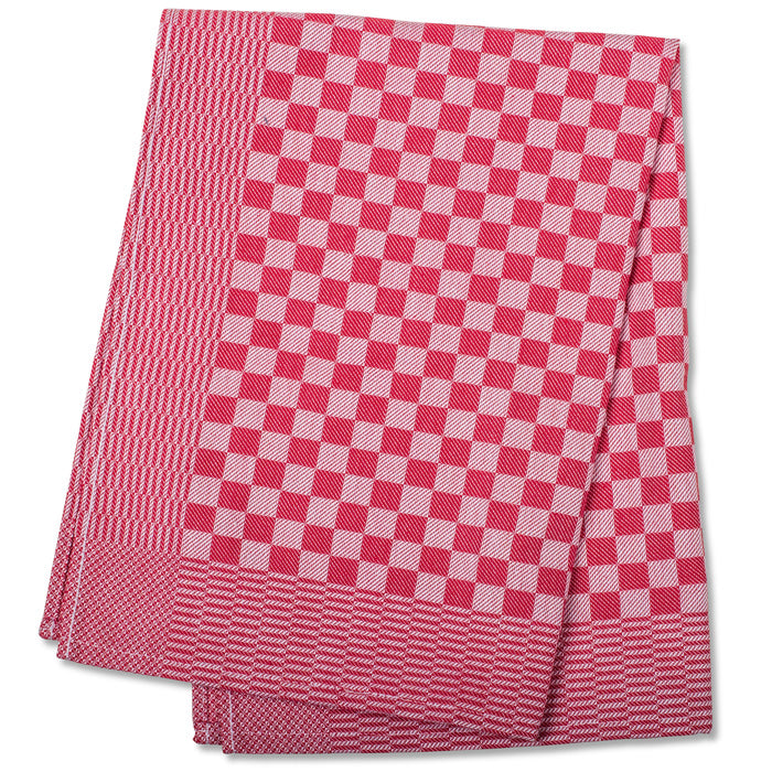 Checkered Side Towel 5-Pack - Soft Absorbent Kitchen Towels for Dishes, Cleaning & Decoration - Perfect for Home, Restaurant & Cafe Use