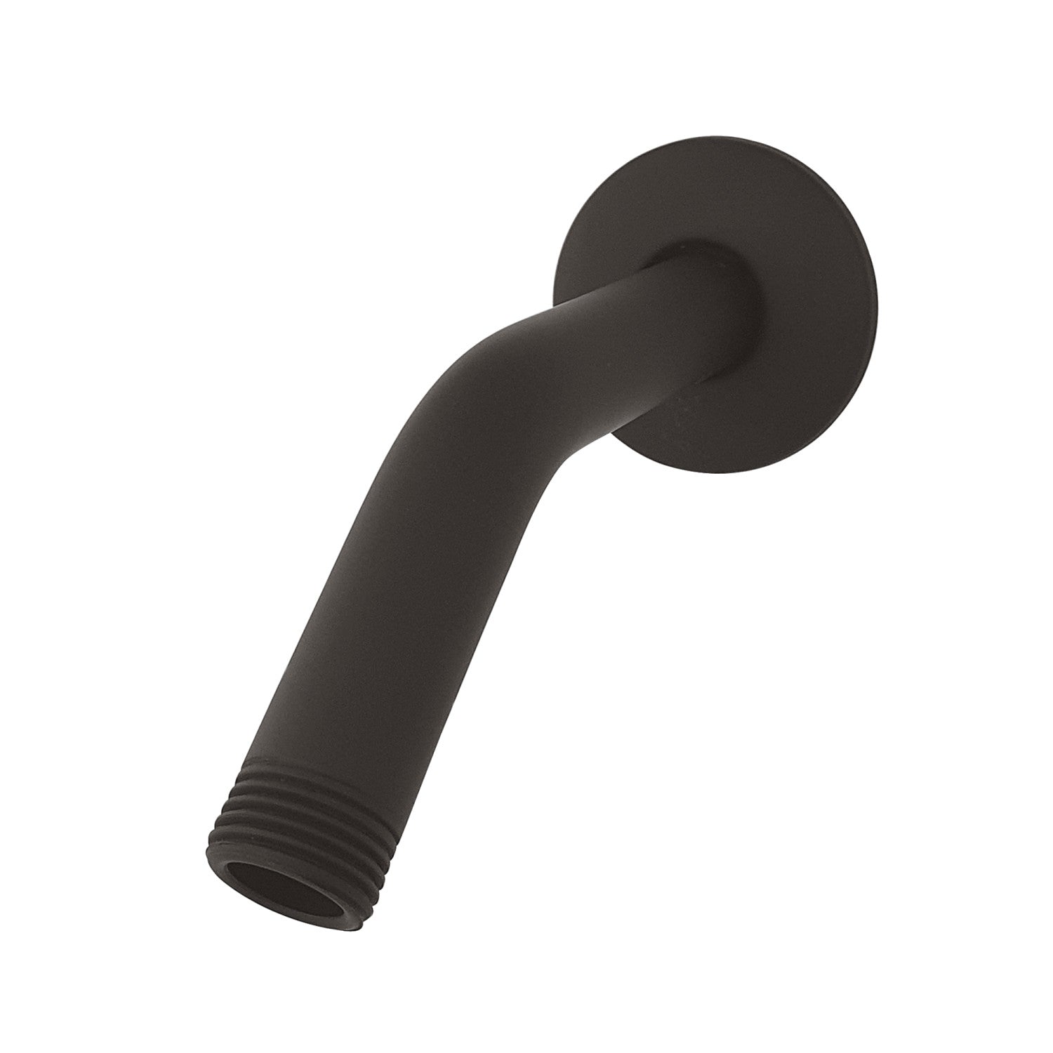 AquaElements K155K5 6 Inch Oil Rubbed Bronze Shower Arm with Round Flange - Perfect for Bathroom Renovation & Modern Shower Installation