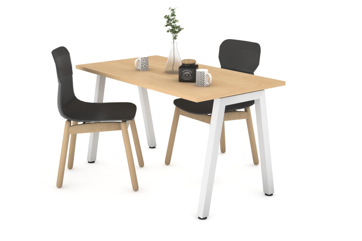 Quadro A Legs Table - 1000L x 600W Modern Dining Table for Home & Office - Perfect for Dining Rooms, Kitchens, and Workspaces