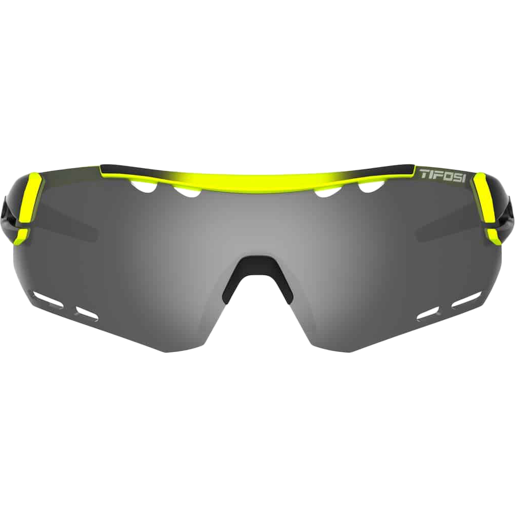 Alliant Race Neon/Smoke, AC Red & Clear Motorcycle Helmet Visor - High Visibility for Night Riding & Racing