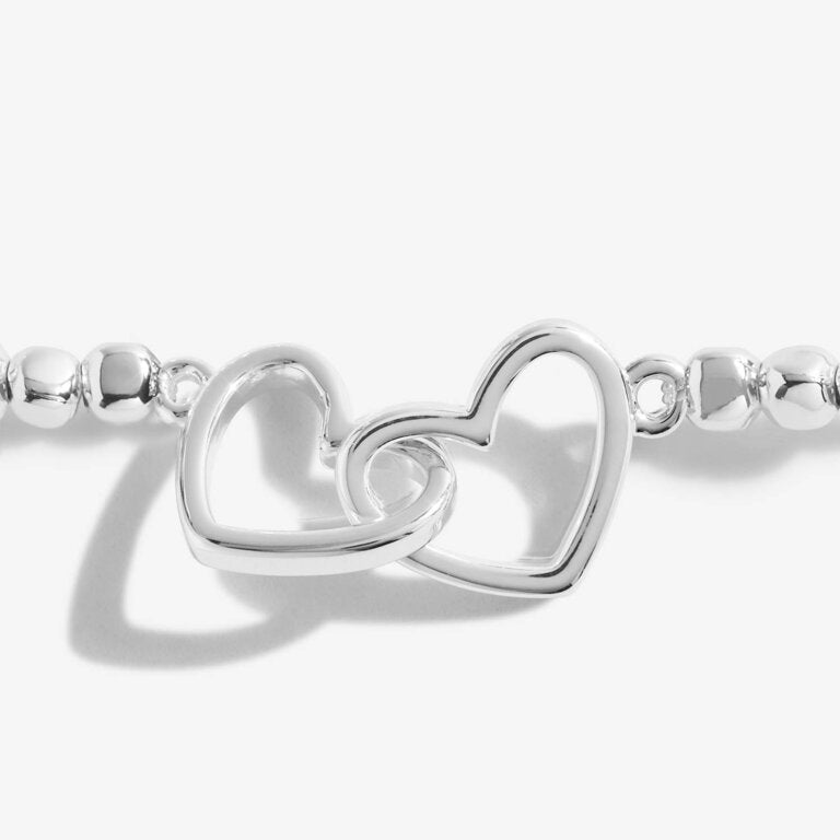 Joma Jewellery Bracelet - Forever Yours Darling Daughter Sterling Silver Gift for Women | Perfect Birthday, Mother's Day & Graduation Present for Daughter, Mom, Sister