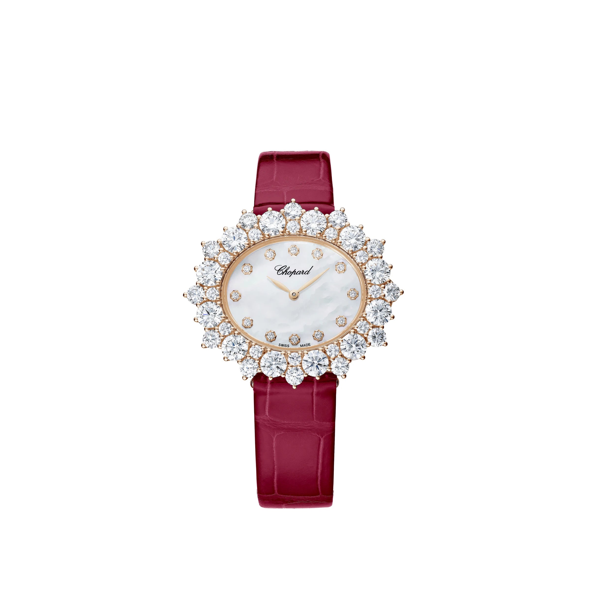 Chopard L'heure Du Diamant 18K Rose Gold Women's Luxury Watch - Elegant Dress Watch for Special Occasions & Formal Events