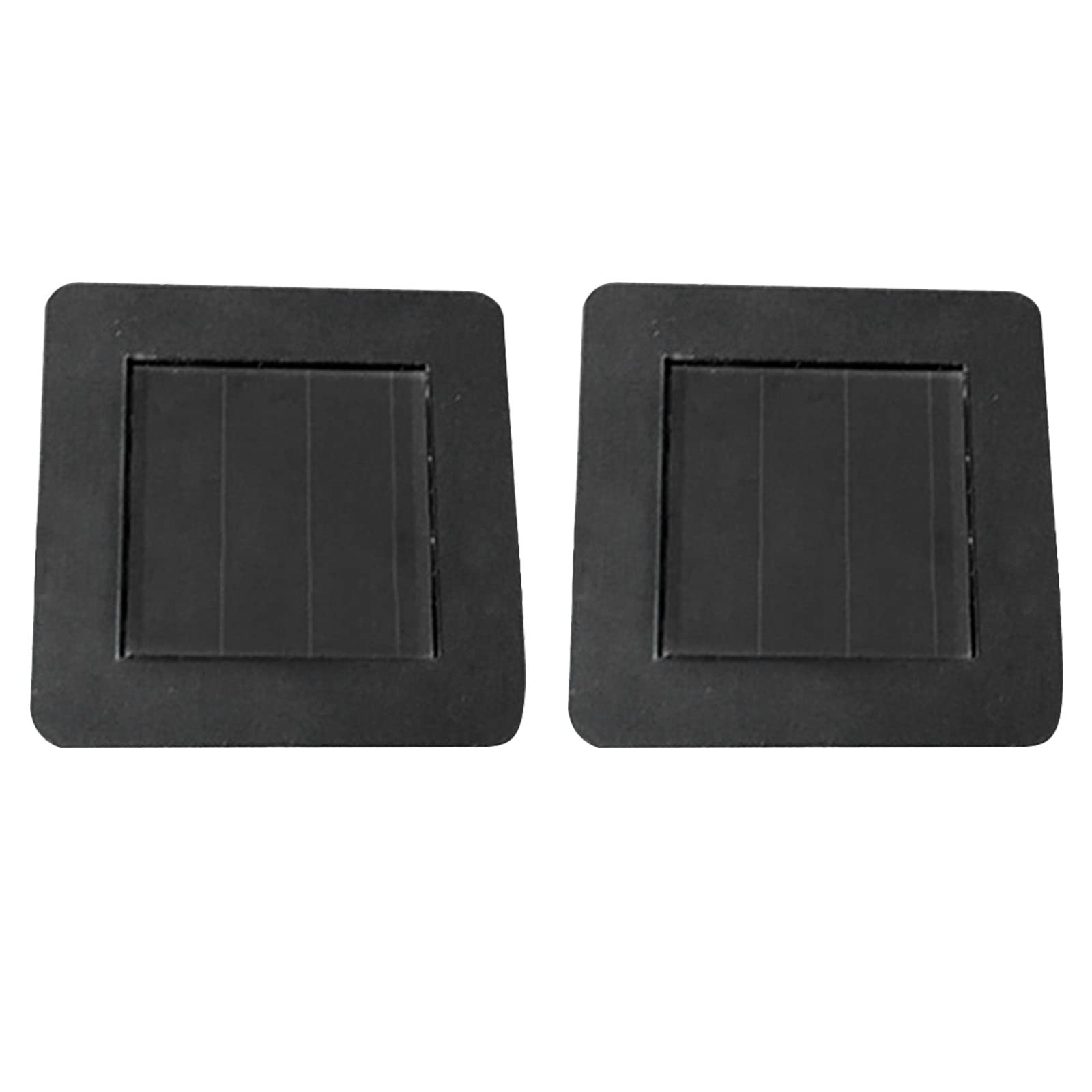2PCS Solar Lantern Replacement Top Parts - Square Solar Panel Cover for Outdoor Hanging Lights | Weatherproof Garden Decor, Patio & Backyard Lighting Accessories
