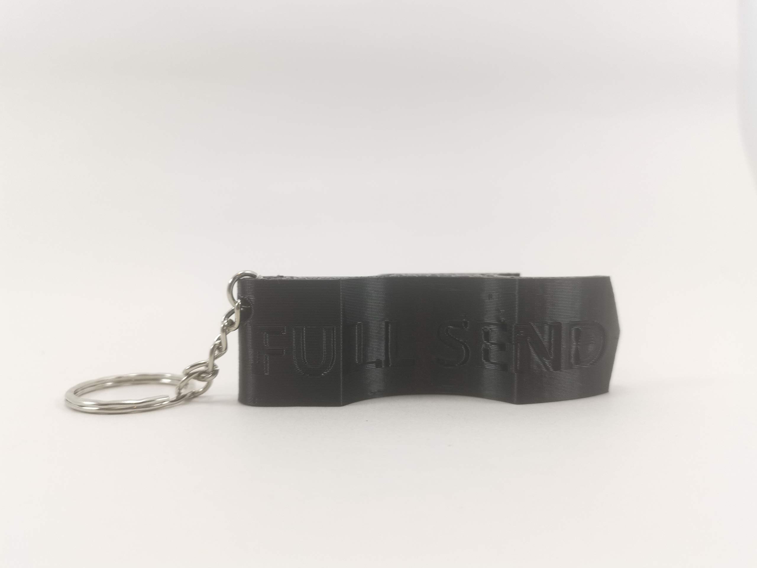 Shotgun Drinks Can and Bottle Opener Keyring - Black | Portable Bar Tool for Camping, Tailgating & Parties