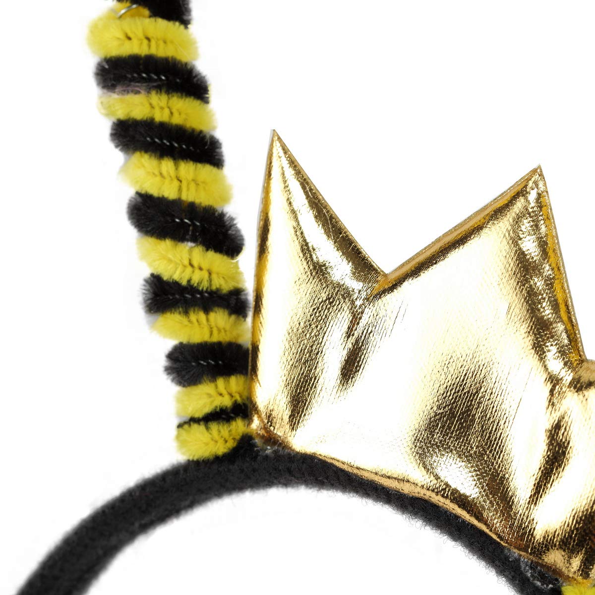 BinaryABC Halloween Bee Headband with Antenna Balls - Fun Costume Accessories for Halloween Parties & Cosplay