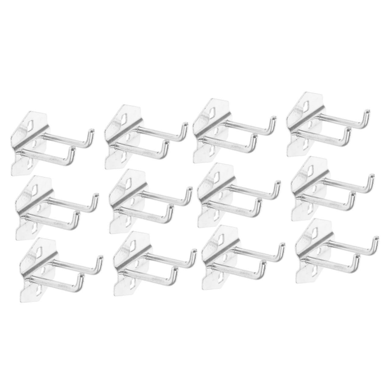 ULTECHNOVO 12-Piece Pegboard Hooks Set - Heavy Duty Iron Utility Hangers for Garage Organization & Tool Storage | Perfect for DIY, Workshop, and Home Improvement Projects
