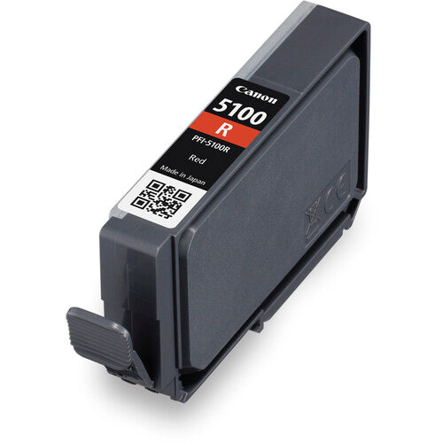 Canon PFI 5100 R (Red) Lucia PRO II Ink Tank for PRO 310 Printer - 14.4ml High-Quality Ink Cartridge - Perfect for Professional Photo Printing & Graphic Design Projects