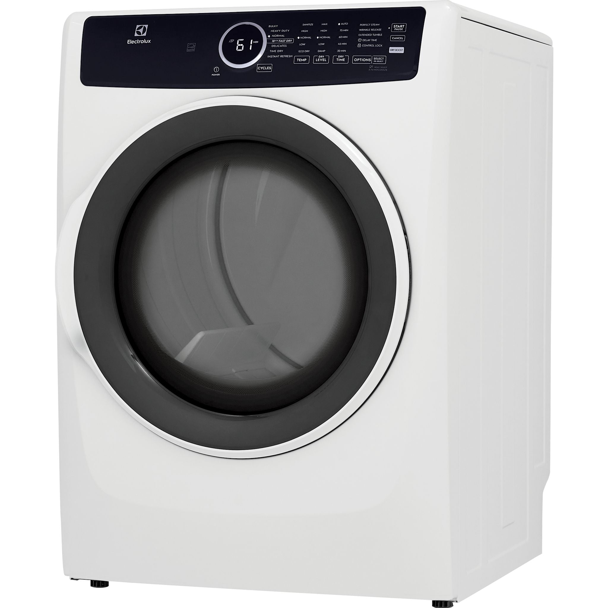 Electrolux ELFG7437AW 7.4 cu. ft. White Gas Dryer - Energy Efficient Laundry Appliance for Home & Apartment Use