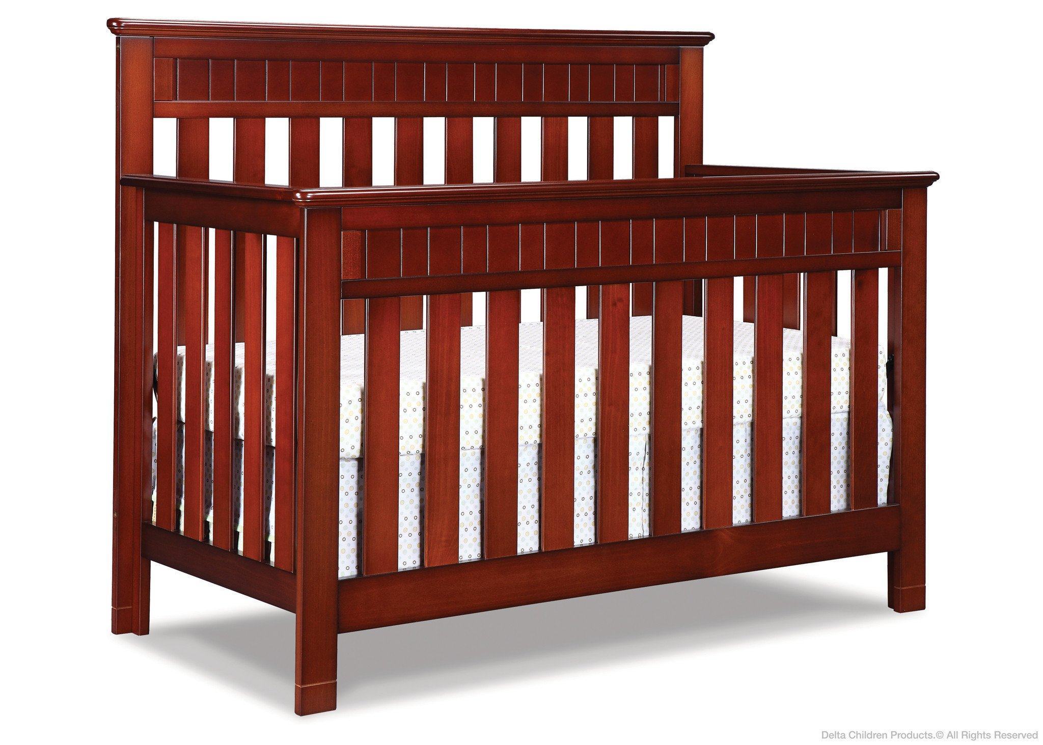 Chalet 4-in-1 Convertible Baby Crib - Adjustable Height Wooden Crib with Toddler Bed & Daybed Conversion - Perfect for Nursery, Bedroom & Small Spaces