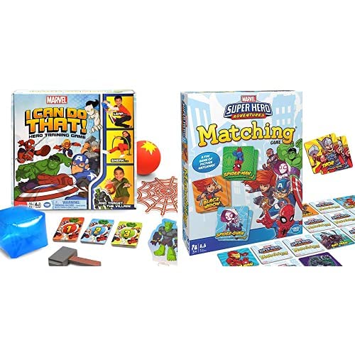 Wonder Forge Marvel I Can Do That! Game & Marvel Matching Game for Kids Ages 3-5 - Fun Superhero Memory Card Game for Preschool Learning & Family Game Night