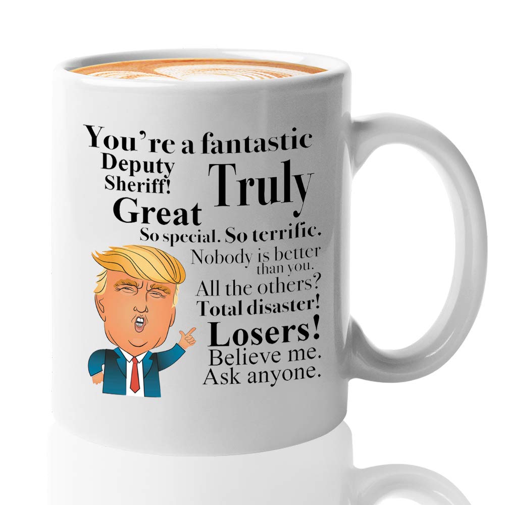 Sheriff Coffee Mug - Conservative Gift for Law Enforcement Officers | Police Appreciation Present | Perfect for Office, Home & Police Station Use