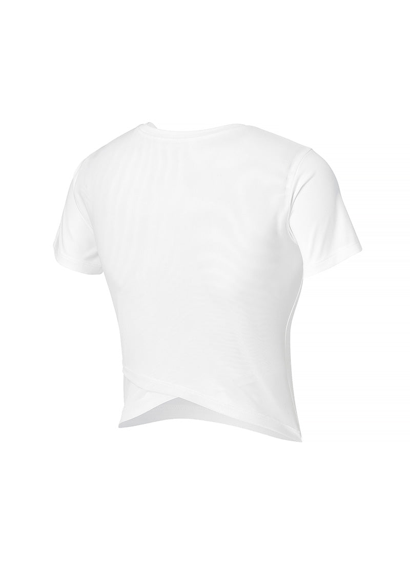 Breathable Power Mesh Short Sleeve T-Shirt for Women - Comfortable Workout & Yoga Top - Moisture Wicking Activewear for Running, Gym & Fitness
