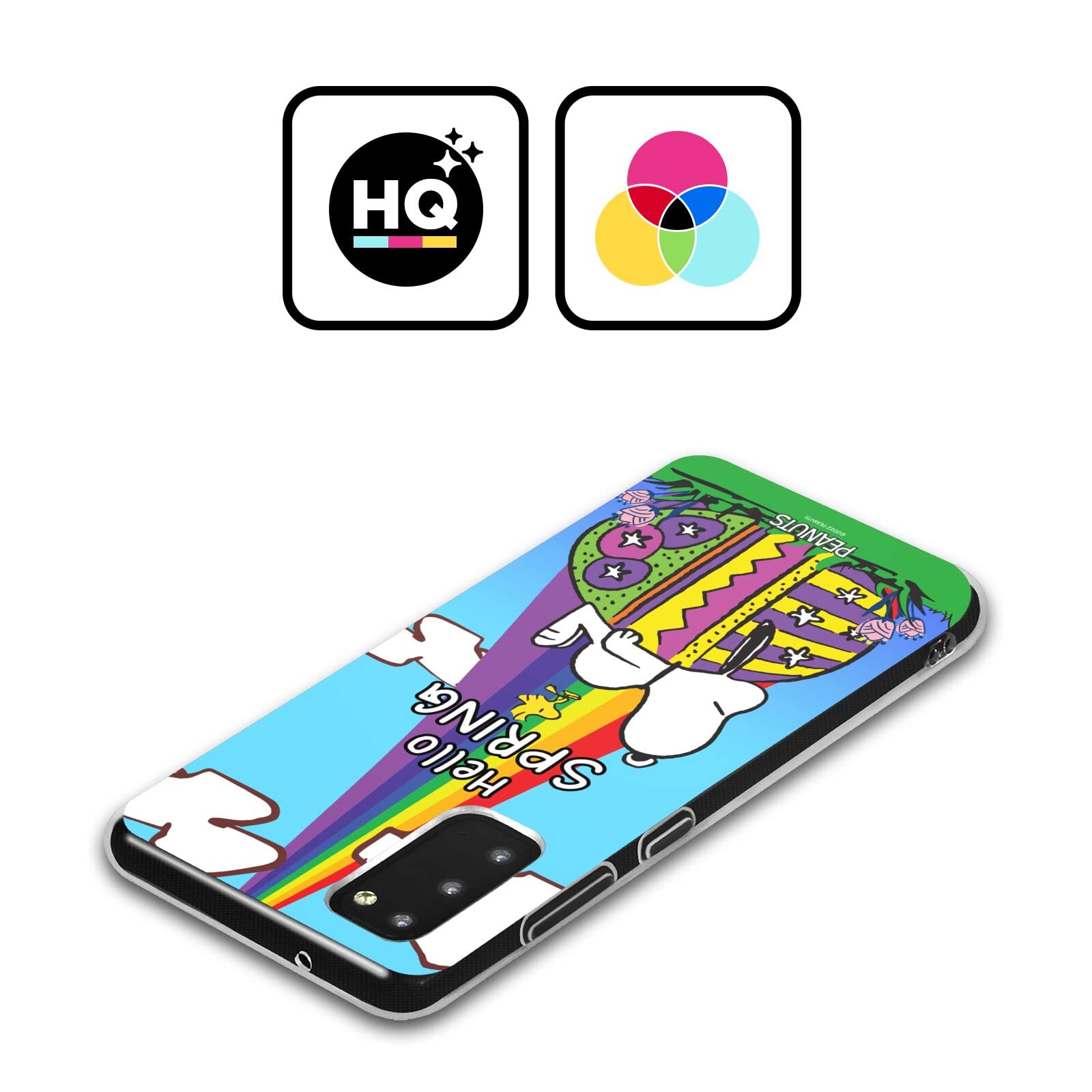Head Case Designs Officially Licensed Peanuts Rainbow Easter Spring Soft Gel Case for Samsung Galaxy A53 5G (2022) - Durable Protection for Daily Use & Holiday Gifts