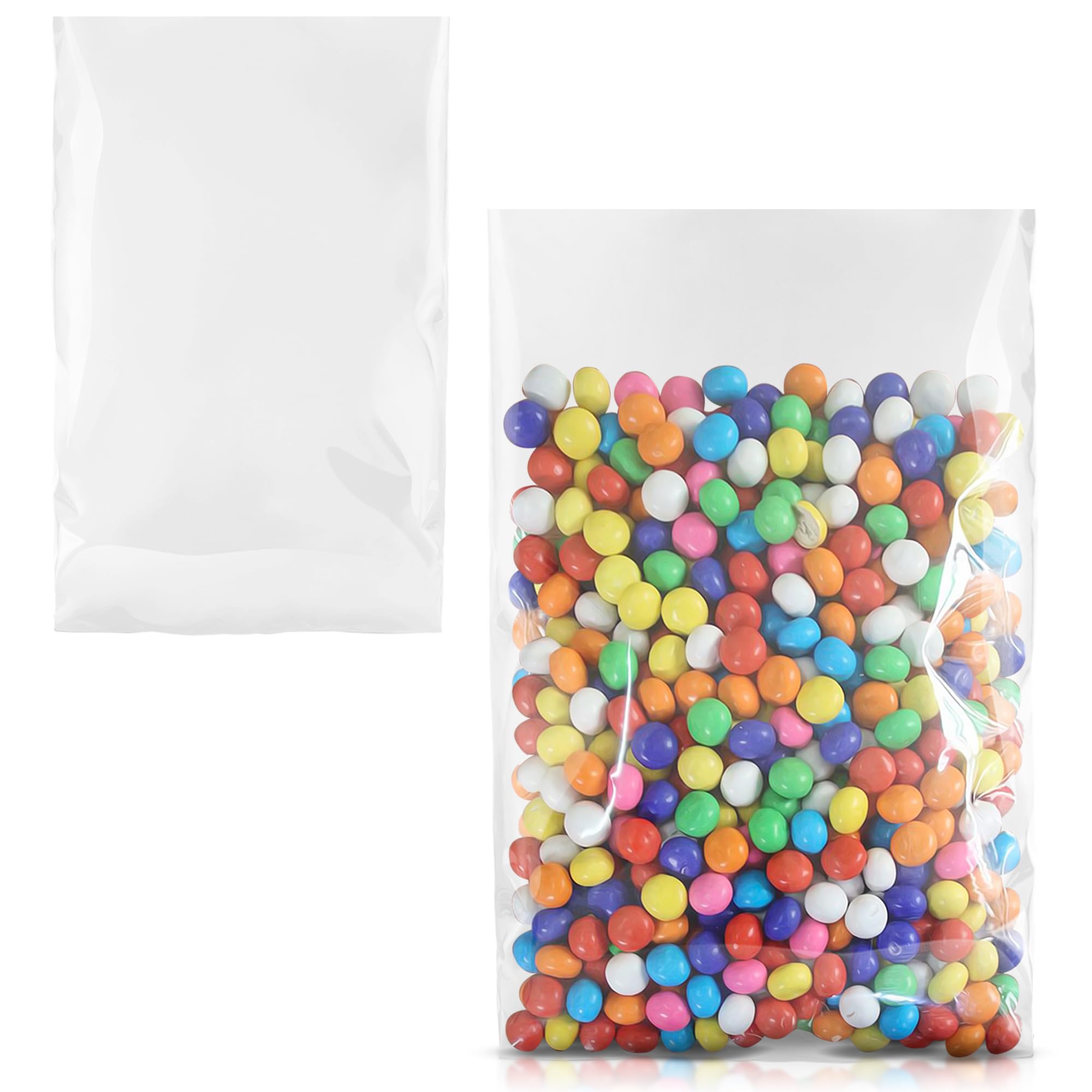 APQ 1000 Pack 6x12 Inch Clear Flat Poly Bags - 6 Mil Thick Open Top Plastic Bags for Storage & Shipping | Ideal for Industrial Use, Food Service, Healthcare & Retail Packaging | Perfect for Organizing Small Parts, Bakery Items & Medical Supplies