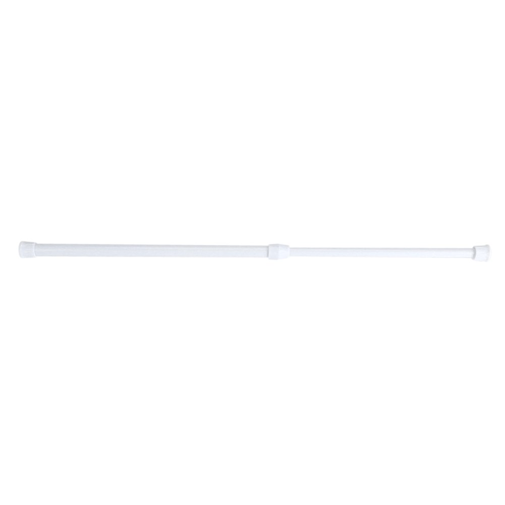 Adjustable Spring Loaded Tension Shower Curtain Rod - Rustproof Sturdy Extendable Closet Window Rail Pole for Bathroom, Kitchen, Dorm & RV Use