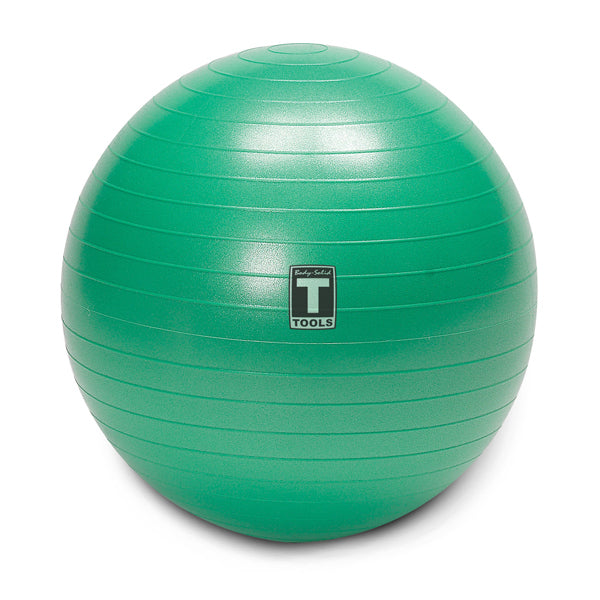 Body Solid BSTSB Stability Ball - Exercise & Yoga Ball for Core Workouts, Balance Training, and Home Gym Fitness - Perfect for Pilates, Physical Therapy, and Office Chair Replacement