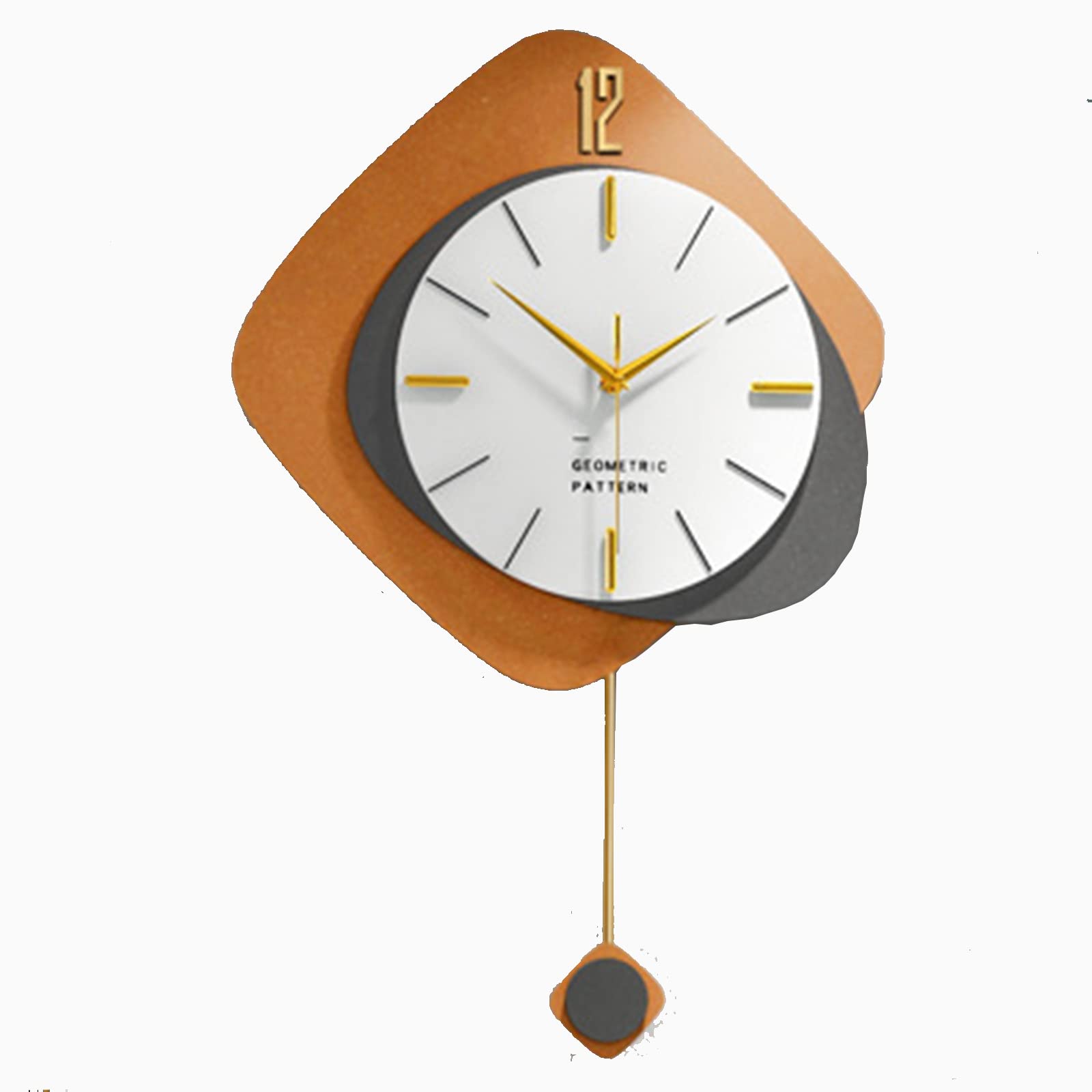 Modern Minimalist Wall Clock - ZCZC Elegant Plate Clock for Living Room, Bedroom, Office Decor | Light Luxury European Style Home Wall Watch | Perfect for Home, Office & Gift Giving Scenarios