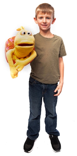 Sneaky the Snail Hand Puppet - Soft Plush Animal Puppet for Kids Storytelling & Interactive Play | Perfect for Classroom Activities, Bedtime Stories & Imaginative Play (Code 49)