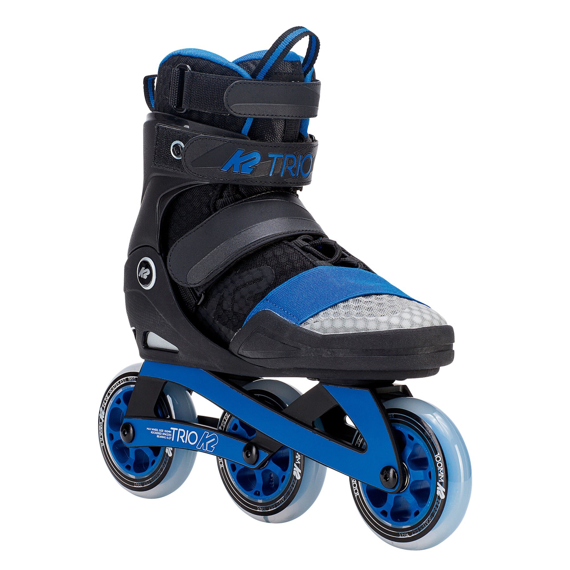 K2 Trio 100 Inline Skates for Men & Women - High-Performance Rollerblades for Fitness, Recreation & Urban Skating - Perfect for Outdoor Exercise & Commuting