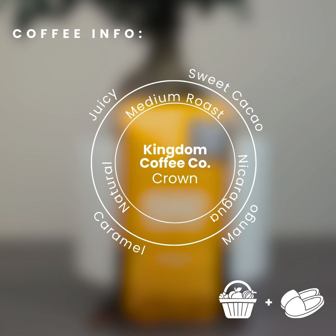 Premium Kingdom Coffee Crown Arabica Beans - 100% Organic Single Origin Specialty Coffee for Espresso & Drip Brewing - Perfect for Home Brewing, Office Use & Gifts