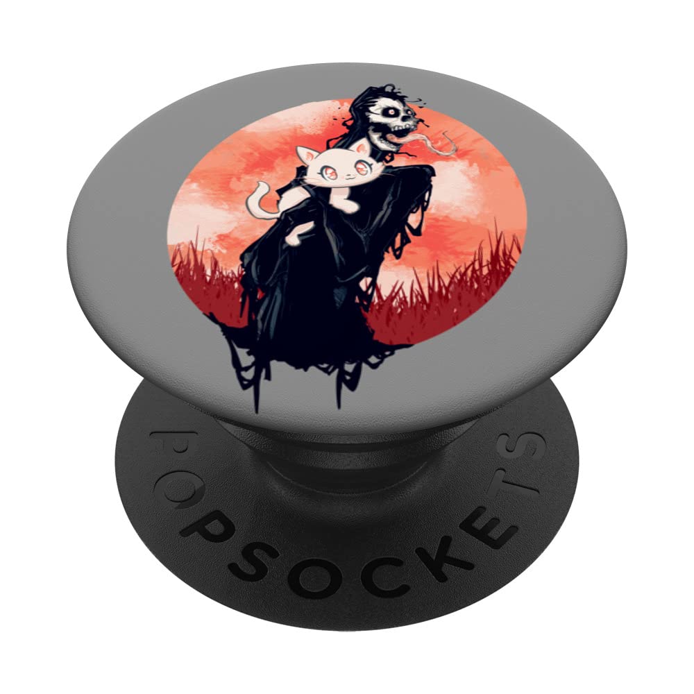 Cat Person PopSockets Swappable PopGrip - Cute Cat Design Phone Grip & Stand for iPhone, Samsung & Smartphones - Perfect for Work, Travel & Selfies