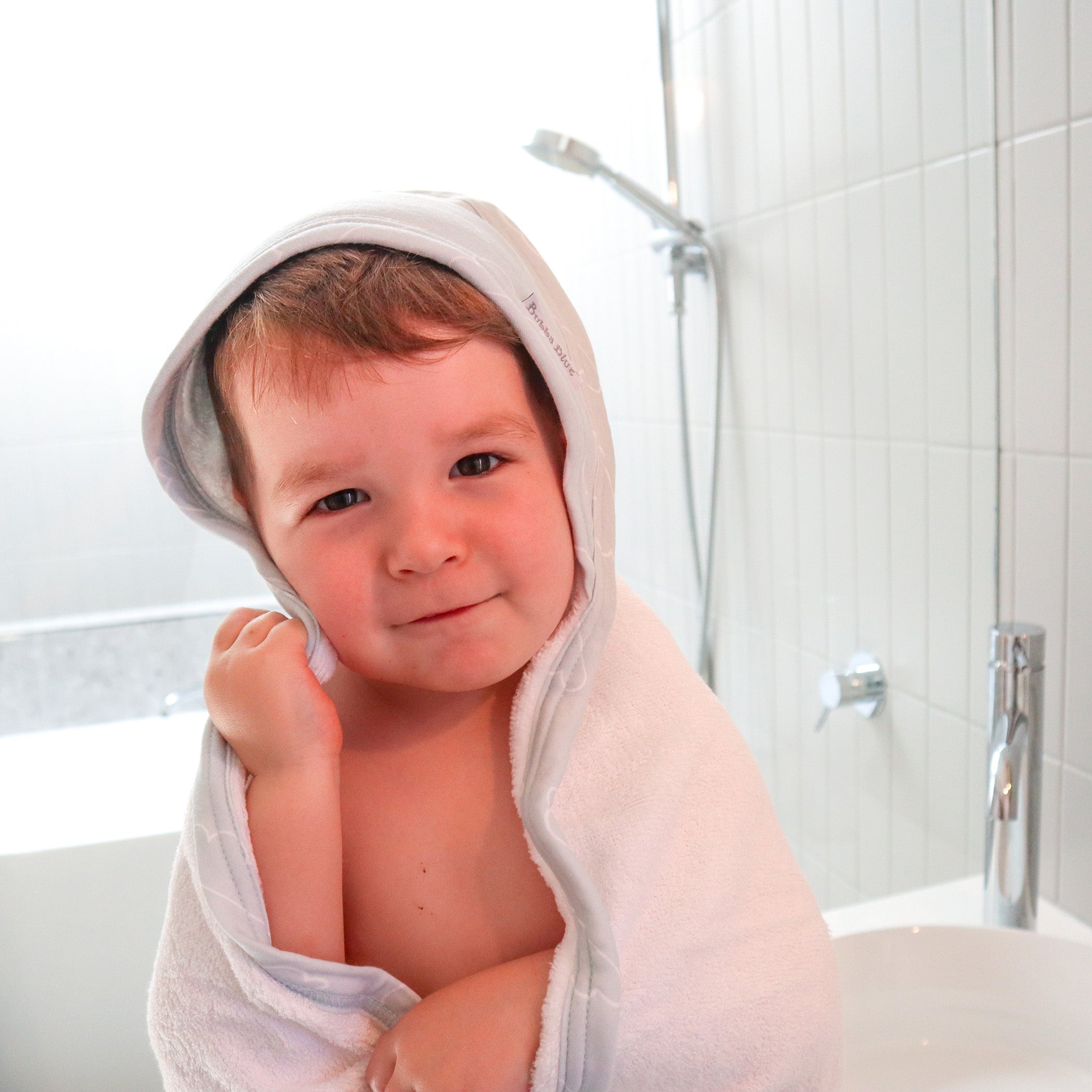 Nordic Style 2-Pack Hooded Baby Towel Set - Soft Dusty Sky & Mint for Newborns, Infants | Perfect for Bath Time, Swimming, and Beach Outings