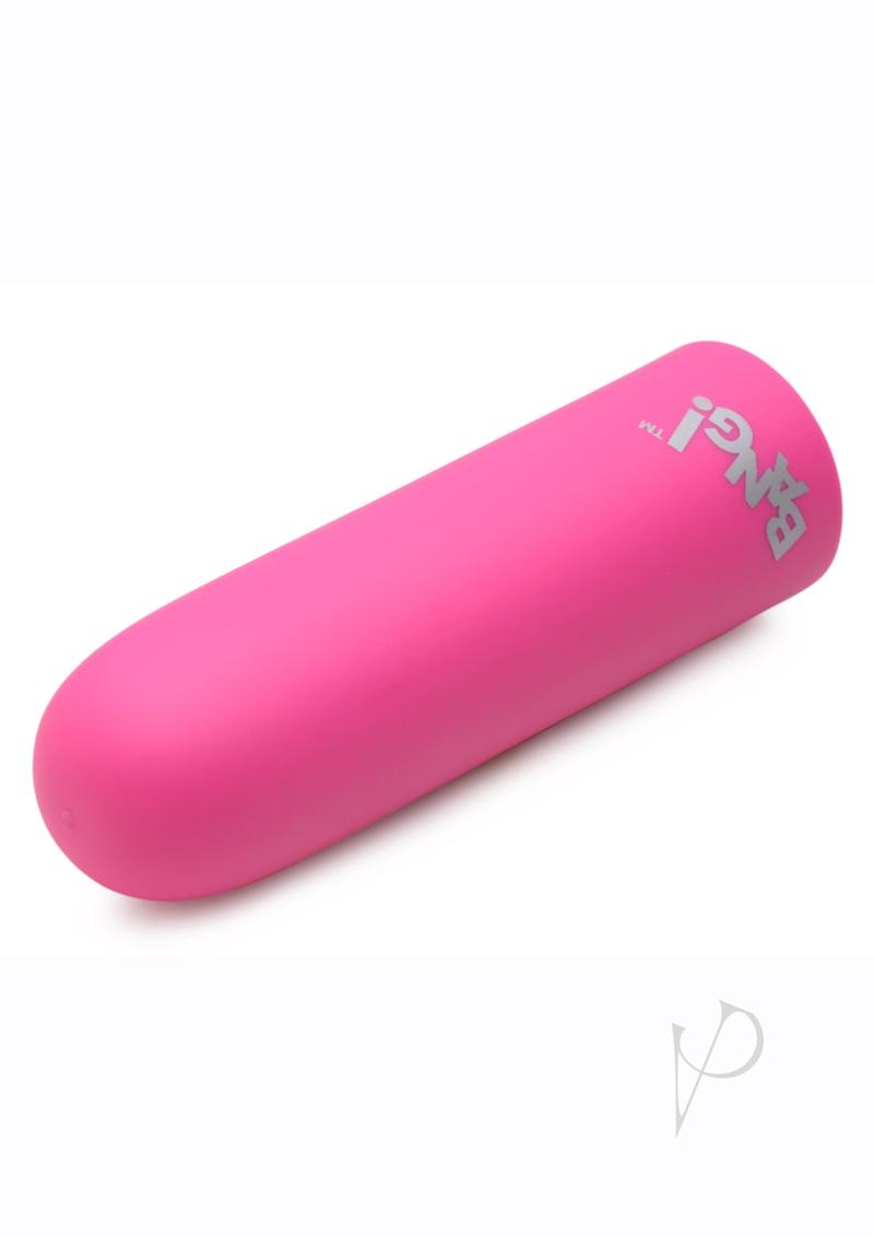 10X Rechargeable Vibrating Bullet - Powerful Mini Massager for Women, Pink - Perfect for Couples Play & Personal Relaxation