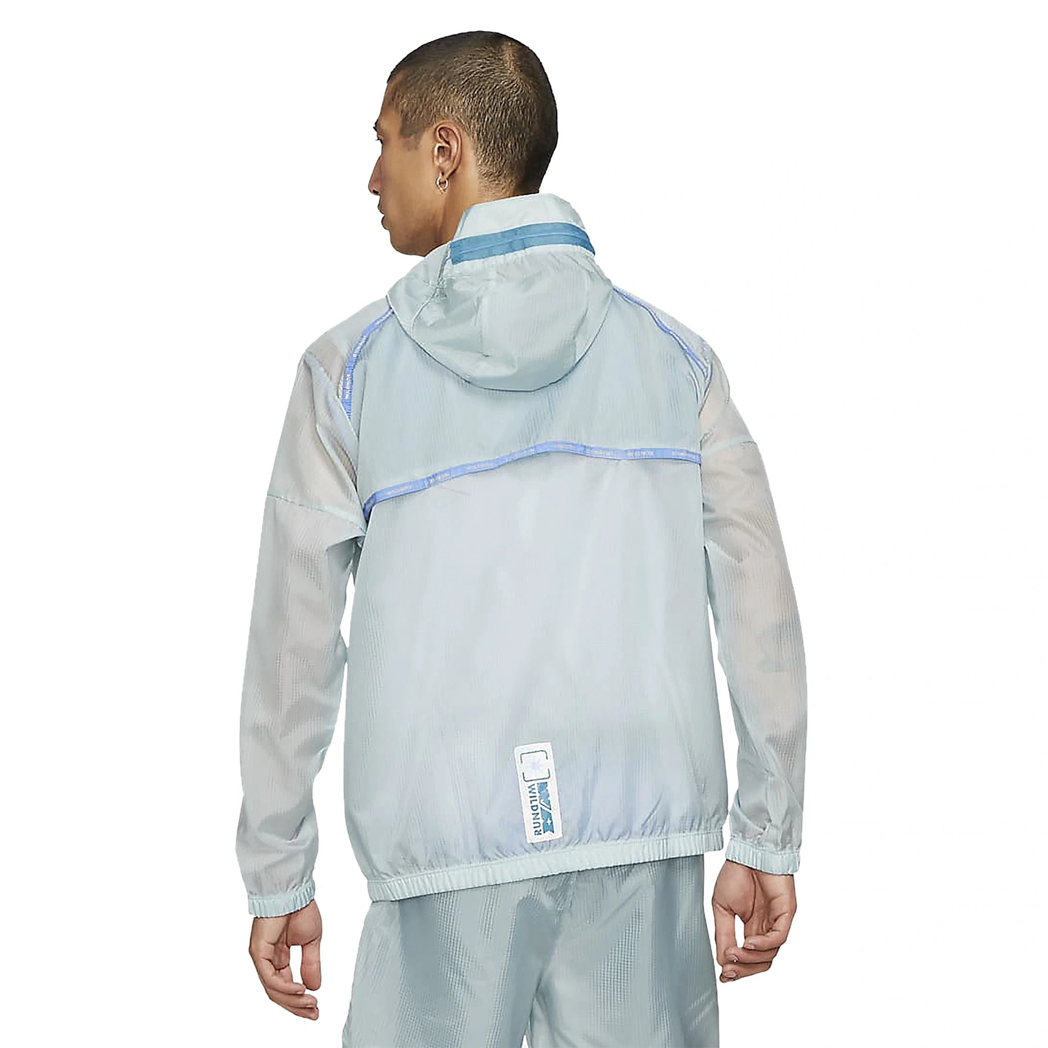 Nike Wild Run Windrunner Blue Jacket - Lightweight Running Windbreaker for Men & Women - Perfect for Jogging, Hiking & Outdoor Sports