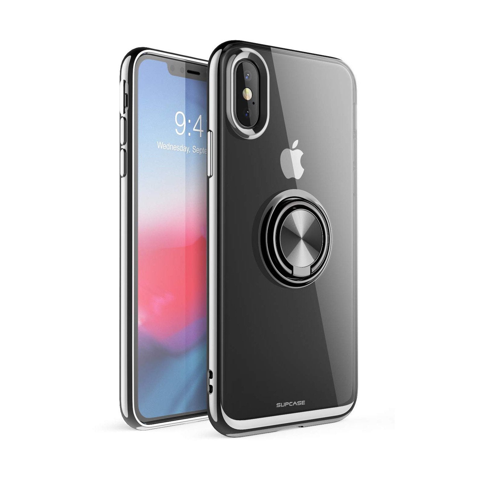 iPhone X / XS Unicorn Beetle Pro Snap Ring Case - Heavy Duty Protective Cover with Built-in Screen Protector | Perfect for Outdoor, Work & Daily Use