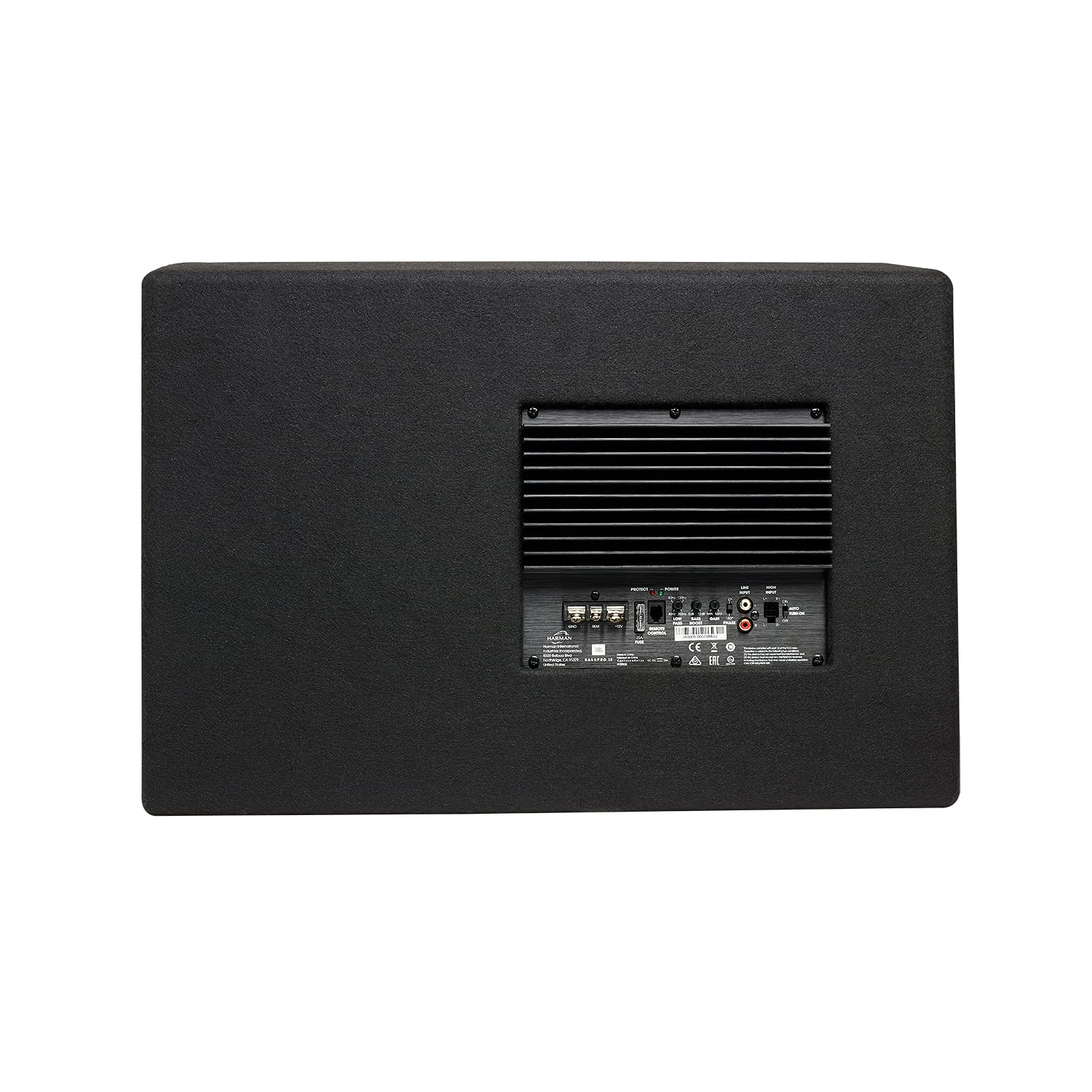JBL BassPro 12 Active Subwoofer - 450W Powered Car Subwoofer System with 12-Inch Reflex Woofer | Enhanced Bass for Car Audio & HiFi Systems | Perfect for Trucks, SUVs and Custom Car Audio Setups (Black)