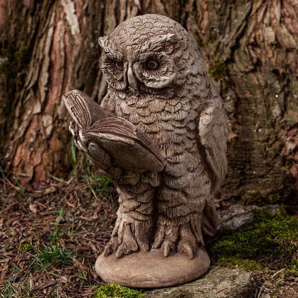 Campania International Scholarly Owl Statue - Elegant Home & Office Decor for Study Rooms, Libraries, and Academic Spaces