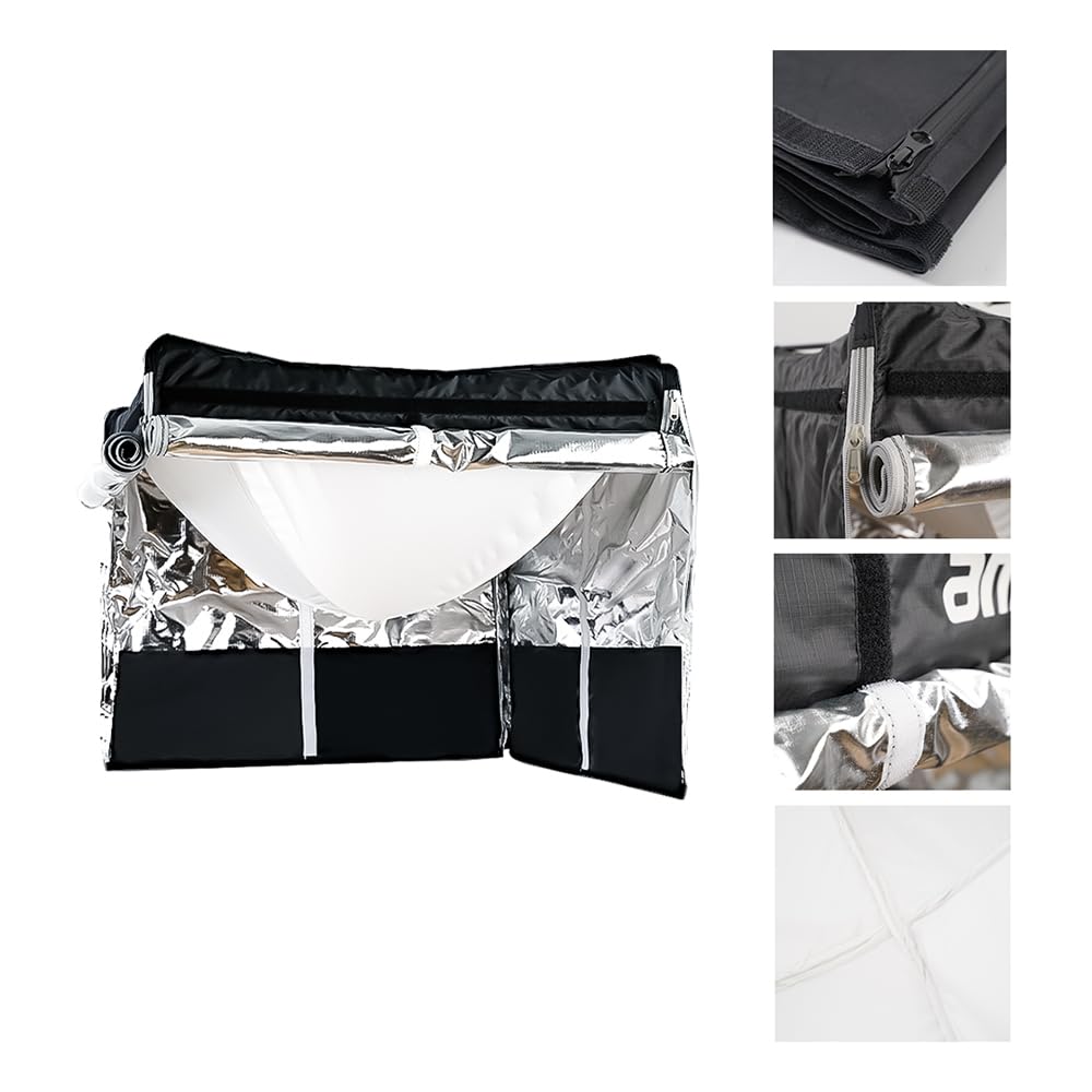 Aputure Amaran Lantern Softbox for F21/F22/F22C/F22X - Portable LED Light Diffuser for Photography & Videography - Perfect for Studio, Outdoor, and On-Location Shooting