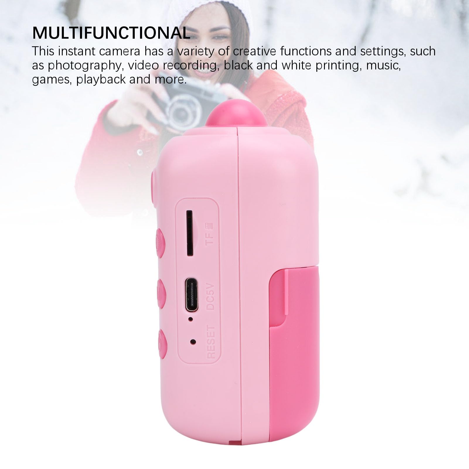 50MP Instant Digital Camera with 1080P HD Video & 16x Zoom - 2.4