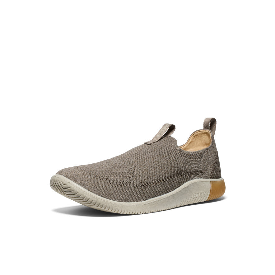Men's KNX Knit Slip On Shoes - Brindle/Canteen Color - Comfortable Casual Loafers for Walking, Travel & Everyday Wear