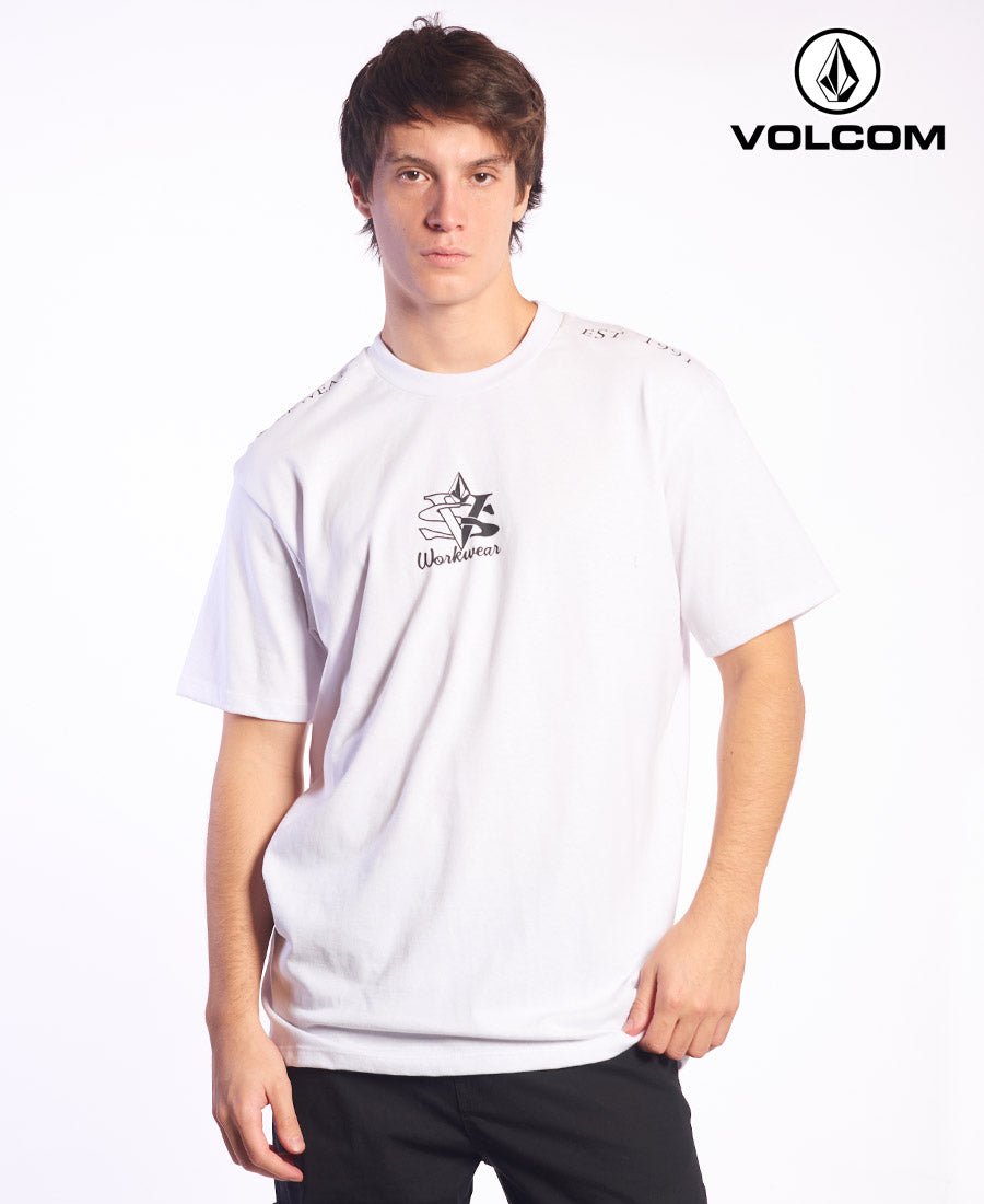 Volcom TE MC Over T-Shirt for Men - Premium Cotton Graphic Tee for Casual Wear, Street Style & Everyday Comfort