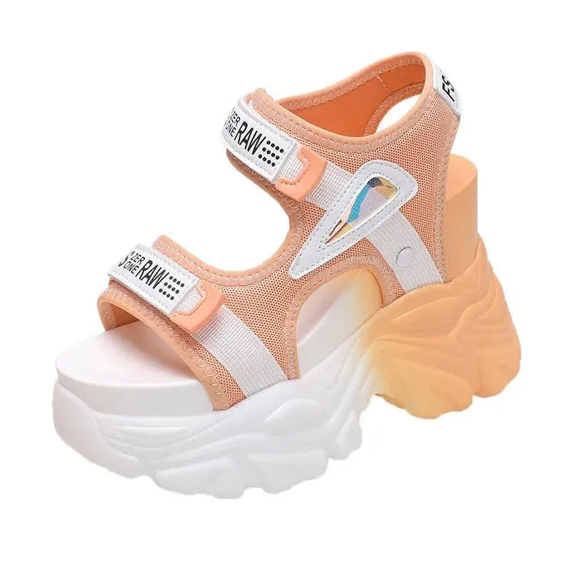 Thick Platform Wedge Sandals for Women - Comfortable High Heel Summer Shoes for Beach, Party & Casual Outfits