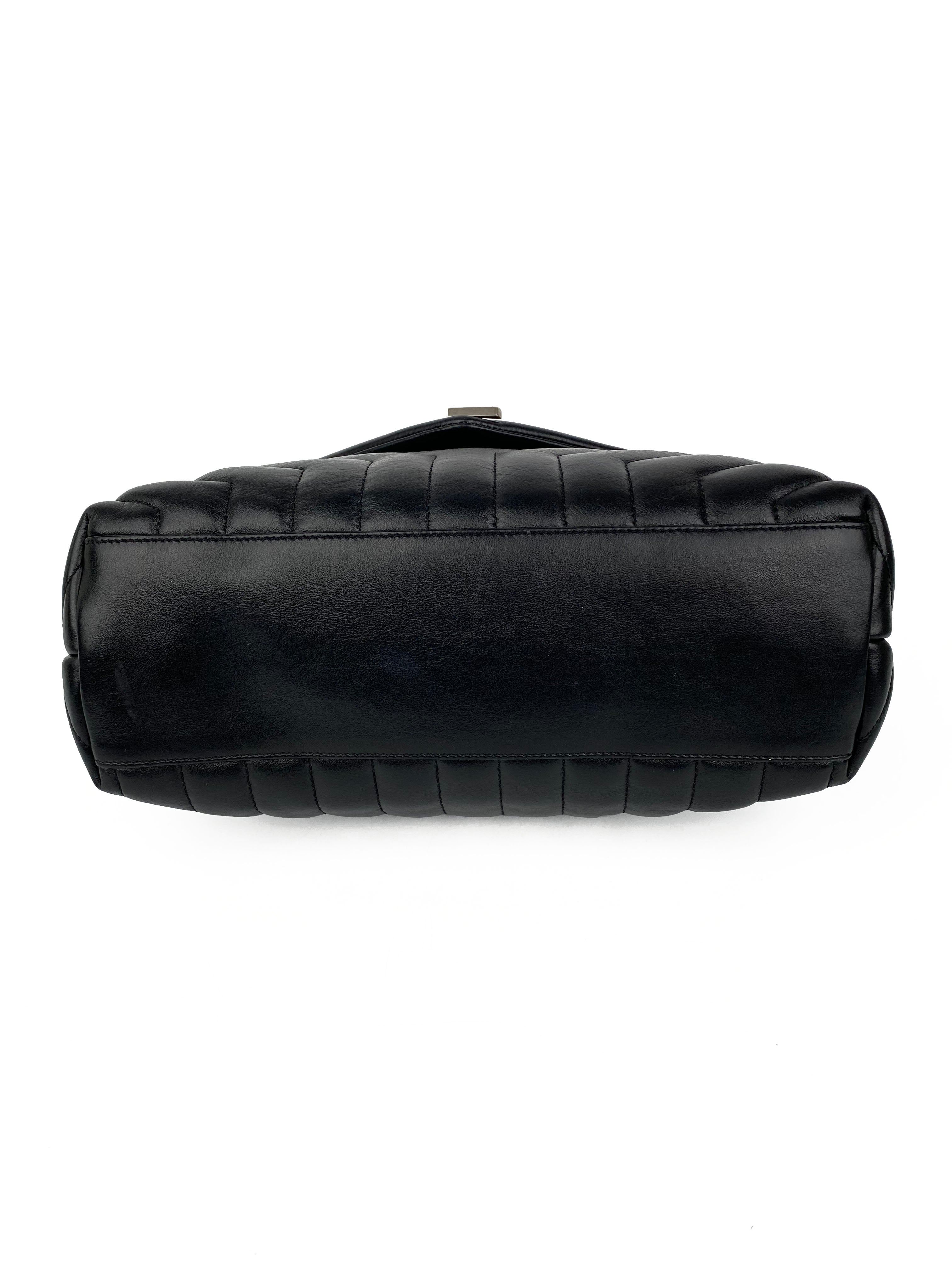 Saint Laurent Medium Black LouLou Bag - Luxury Shoulder Bag for Women, Perfect for Work, Evening & Travel | YSL Handbag